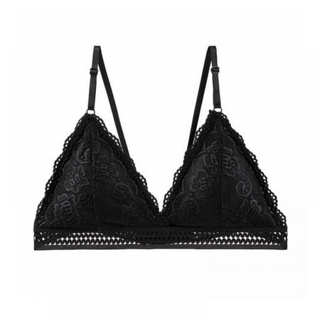 Triangle Bralette for Women Unpadded and Unlined Wireless Bra Perfect Adjustable Everyday Lace Lingerie
Triangle Bralette for Women Unpadded and Unlined Wireless Bra Perfect Adjustable Everyday Lace Lingerie