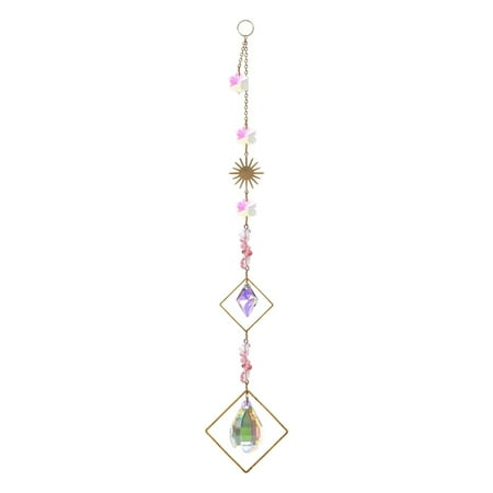 Riapawel Crystal Wind Chime Hexagon Diamond Prism Hanging Rainbow Chaser Lighting Window Curtains Pendant
Riapawel Crystal Wind Chime Hexagon Diamond Prism Hanging Rainbow Chaser Lighting Window Curtains Pendant