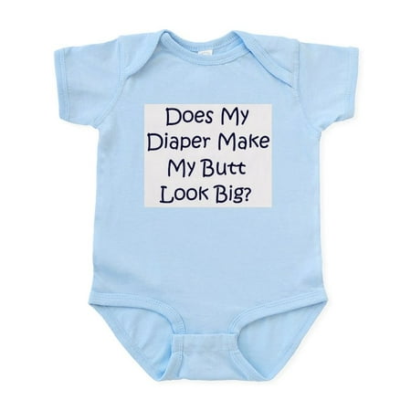 

CafePress - Does This Diaper Make My Butt Look Big Baby Onsie - Baby Light Bodysuit Size Newborn - 24 Months