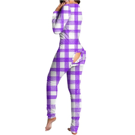 Plebaso Womens Long Sleeve Pajamas Jumpsuit Casual Solid Color Button Fall Winter Romper Sleepwear
Plebaso Womens Long Sleeve Pajamas Jumpsuit Casual Solid Color Button Fall Winter Romper Sleepwear