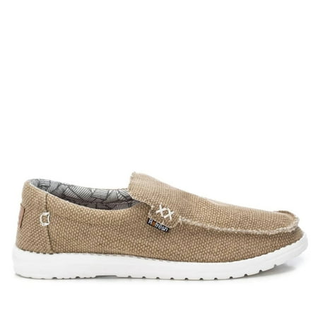Men s Canvas Loafers Randy By Xti-170628-Dark Beige