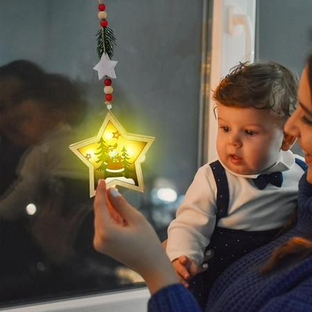 Yedhsi Christmas Decorations Wooden Pendant With Lights Round Five-pointed Star Pendant Small Tree Pendant Pendant Scene Layout Decoration Ornaments Hot
Yedhsi Christmas Decorations Wooden Pendant With Lights Round Five-pointed Star Pendant Small Tree Pendant Pendant Scene Layout Decoration Ornaments Hot