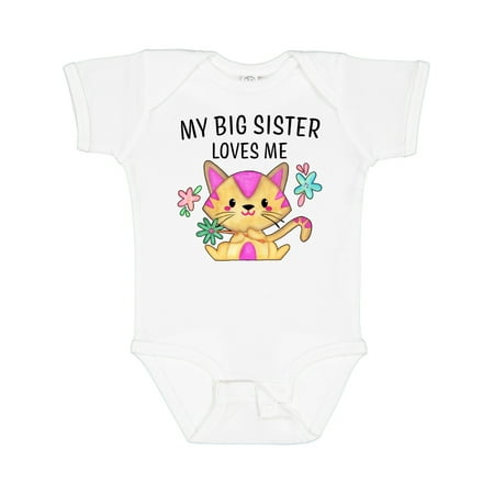 Inktastic My Big Sister Loves Me with Cute Kitten and Flowers Gift Baby Boy or Baby Girl Bodysuit
Inktastic My Big Sister Loves Me with Cute Kitten and Flowers Gift Baby Boy or Baby Girl Bodysuit