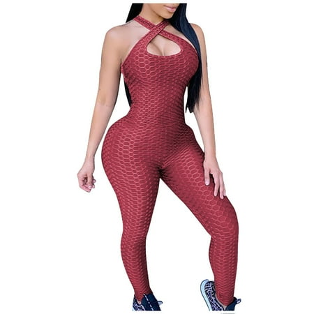 KEJIG Jogger Scrub Pants For Women Women s Large Size Backless Yoga Exercise Fitness Pants Skinny Jumpsuit
KEJIG Jogger Scrub Pants For Women Women s Large Size Backless Yoga Exercise Fitness Pants Skinny Jumpsuit