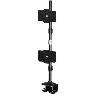 Amer AMR2C32V Dual Monitor Clamp Vertical Mount - Max 32" Monitors