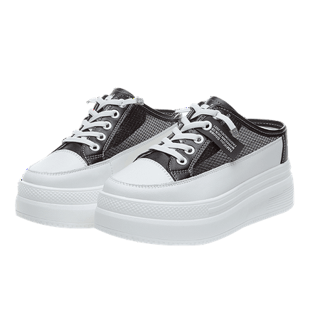 Women‘s Mesh Platform Slippers Sneakers Comfortable & Breathable Lace-up Shoes Low Top Walking Shoes
Women‘s Mesh Platform Slippers Sneakers Comfortable & Breathable Lace-up Shoes Low Top Walking Shoes