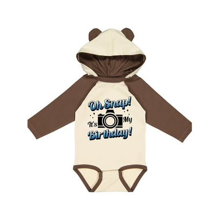 Inktastic Oh Snap Its My Birthday with Camera and Sparkles Gift Baby Boy or Baby Girl Long Sleeve Bodysuit
Inktastic Oh Snap Its My Birthday with Camera and Sparkles Gift Baby Boy or Baby Girl Long Sleeve Bodysuit
