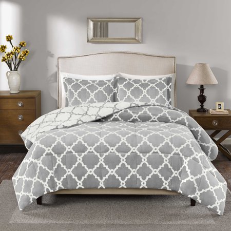 Porch & Den Carytown Crenshaw Reversible Plush Down Alternative Comforter Mini Set