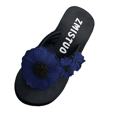 Flip Flops for Women Fashion Flip- Flop Women Slip-On Open Toe Flower Wedges Color Slipper Shoes Flip Flops Eva Navy 40
Flip Flops for Women Fashion Flip- Flop Women Slip-On Open Toe Flower Wedges Color Slipper Shoes Flip Flops Eva Navy 40
