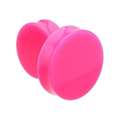 Supersize Neon Colored Acrylic Double Flared Ear Gauge Plug 
Supersize Neon Colored Acrylic Double Flared Ear Gauge Plug