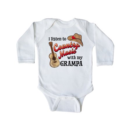 Inktastic I Listen to Country Music with my Grampa Guitar and Hat Gift Baby Boy or Baby Girl Long Sleeve Bodysuit
Inktastic I Listen to Country Music with my Grampa Guitar and Hat Gift Baby Boy or Baby Girl Long Sleeve Bodysuit