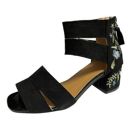 Womens Sandals Women S Outdoor Flock Embroidered Flowers Summer Zipper High Heels Beach Open Toe Breathable Sandals Shoes Women S Sandals Flock White 42
Womens Sandals Women S Outdoor Flock Embroidered Flowers Summer Zipper High Heels Beach Open Toe Breathable Sandals Shoes Women S Sandals Flock White 42