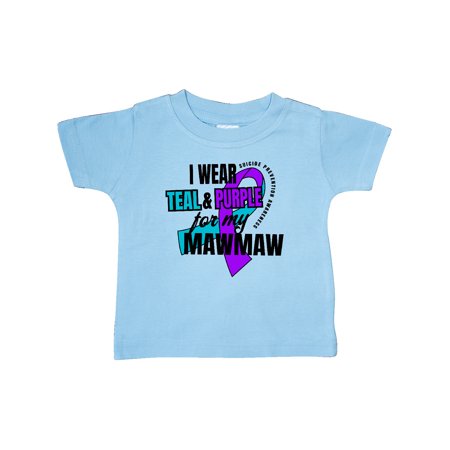 Inktastic Suicide Prevention I Wear Teal and Purple for My Mawmaw Gift Baby Boy or Baby Girl T-Shirt
Inktastic Suicide Prevention I Wear Teal and Purple for My Mawmaw Gift Baby Boy or Baby Girl T-Shirt