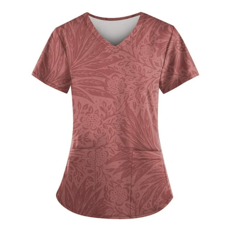 TKing Fashion Independence Day Women Plus Size Scrubs Top V-Neck Short Sleeve Printed Pockets Work Blouse for Women Red XL
TKing Fashion Independence Day Women Plus Size Scrubs Top V-Neck Short Sleeve Printed Pockets Work Blouse for Women Red XL