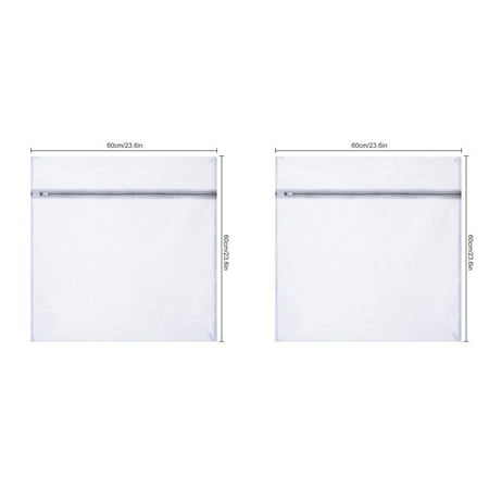 2Pcs Laundry Bag Polyester Clothes Socks Mesh Wash Bag Washing Machine Net Laundry Pouch Fine Mesh 30X40Cm
2Pcs Laundry Bag Polyester Clothes Socks Mesh Wash Bag Washing Machine Net Laundry Pouch Fine Mesh 30X40Cm
