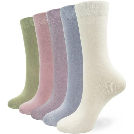 SERISIMPLE 5 Pairs Bamboo Dress Casual Sock for Women Mid-Calf Crew Socks Soft Lightweight (Assorted3 Medium)
SERISIMPLE 5 Pairs Bamboo Dress Casual Sock for Women Mid-Calf Crew Socks Soft Lightweight (Assorted3 Medium)