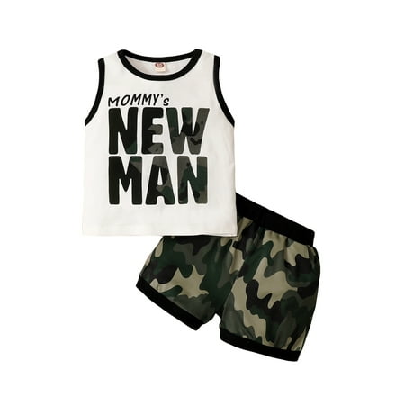 CenturyX Summer 2PC Clothes Outfit Little Boy s Round Neck Sleeveless Letter Printed Tanks Elastic Camouflage Shorts White 9-12 Months
CenturyX Summer 2PC Clothes Outfit Little Boy s Round Neck Sleeveless Letter Printed Tanks Elastic Camouflage Shorts White 9-12 Months