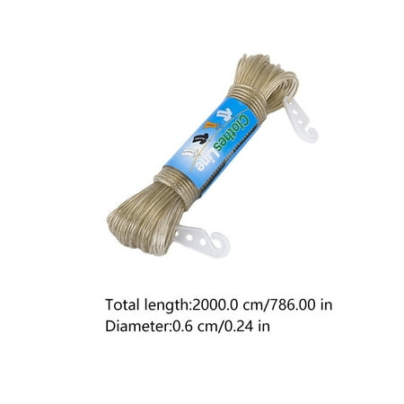 2PCS PVC Plastic Coating Clothesline Windproof Clothes Hanging Rope with Hook 
2PCS PVC Plastic Coating Clothesline Windproof Clothes Hanging Rope with Hook