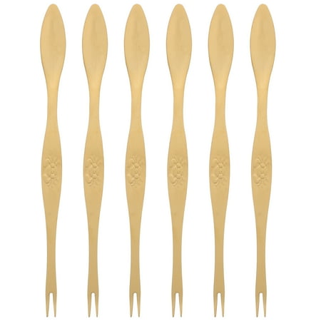 6pcs 304 Stainless Steel Crab Tool Quick Crab Needle Fork Picks for Home Restaurant (Golden)
6pcs 304 Stainless Steel Crab Tool Quick Crab Needle Fork Picks for Home Restaurant (Golden)