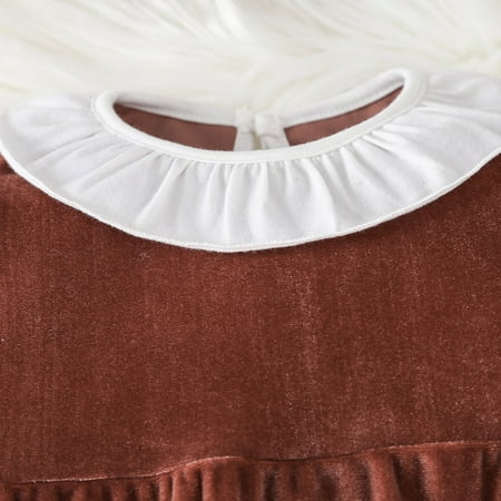 Quealent Baby Rompers Baby Bodysuit Winter Baby Girls Ruffle Romper Jumpsuit Bodysuit Headband Summer Clothes Outifis Brown 9-12 Months
Quealent Baby Rompers Baby Bodysuit Winter Baby Girls Ruffle Romper Jumpsuit Bodysuit Headband Summer Clothes Outifis Brown 9-12 Months