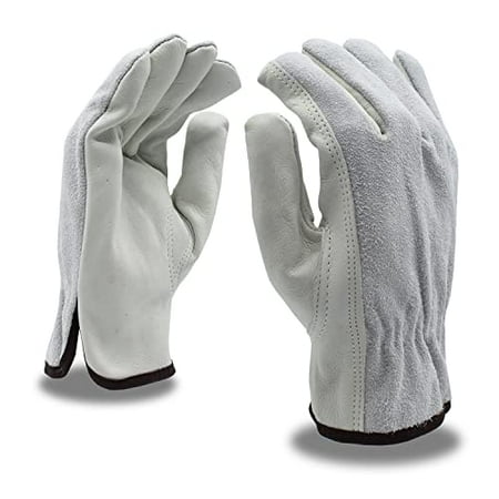 12-Pack of Cordova 8230L Select Grain Cowhide Driver Work Gloves Gray Split Cowhide Back Unlined Keystone Thumb Large
12-Pack of Cordova 8230L Select Grain Cowhide Driver Work Gloves Gray Split Cowhide Back Unlined Keystone Thumb Large