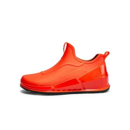 Difumos Men s Ankle Rain Boots Outdoor Garden Shoes Lightweight Rubber Booties Work Non-slip Rainboot Round Toe Slip Resistant Waterproof Boot Orange 8
Difumos Men s Ankle Rain Boots Outdoor Garden Shoes Lightweight Rubber Booties Work Non-slip Rainboot Round Toe Slip Resistant Waterproof Boot Orange 8