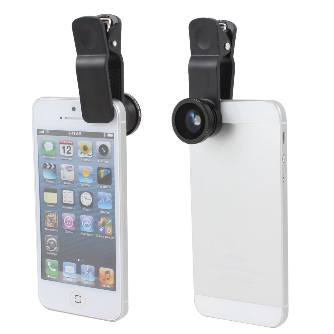 Cell Phone Macro Lens Fisheye 0.67X Wide Angle 3 in 1 Clip Photo Camera