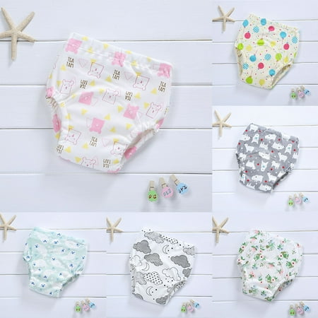 SPRING PARK 6 Pack Baby Toddler Girl Boy Pee Potty Training Pants Diaper Nappy Set
SPRING PARK 6 Pack Baby Toddler Girl Boy Pee Potty Training Pants Diaper Nappy Set