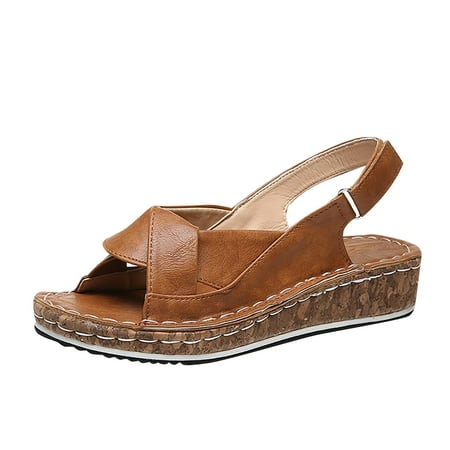 Ichuanyi Womens Shoes Clearance Fashion Women Solid Summer Ladies Comfy Sandals Slope Heel Casual Beach Shoes
Ichuanyi Womens Shoes Clearance Fashion Women Solid Summer Ladies Comfy Sandals Slope Heel Casual Beach Shoes