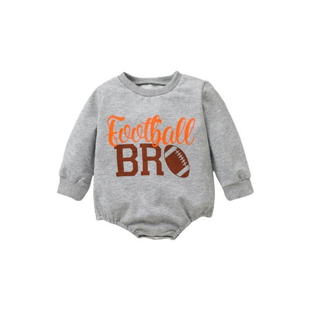 Infant Baby Boy Football Bodysuit Long Sleeve Rugby Printed Romper Sweatshirts Jumpsuit Autumn Outfit
Infant Baby Boy Football Bodysuit Long Sleeve Rugby Printed Romper Sweatshirts Jumpsuit Autumn Outfit