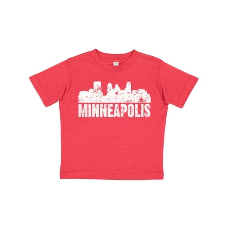 Inktastic Minneapolis Skyline Grunge Gift Toddler Boy or Toddler Girl T-Shirt