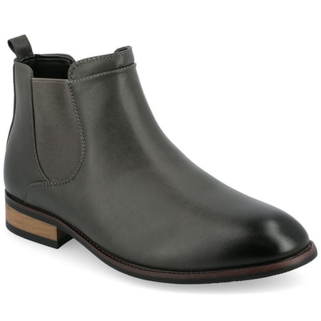 Vance Co. Mens Landon Tru Comfort Foam Pull-on Round Toe Chelsea Boot