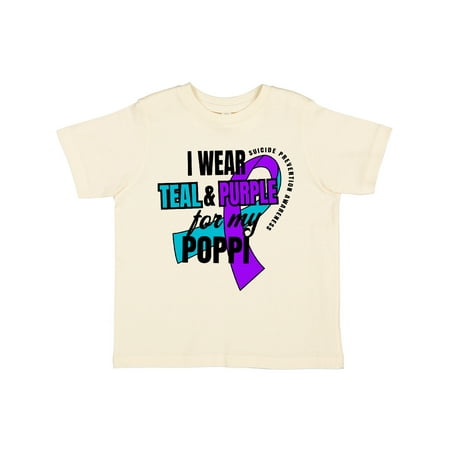 Inktastic Suicide Prevention I Wear Teal and Purple for My Poppi Gift Toddler Boy or Toddler Girl T-Shirt
Inktastic Suicide Prevention I Wear Teal and Purple for My Poppi Gift Toddler Boy or Toddler Girl T-Shirt