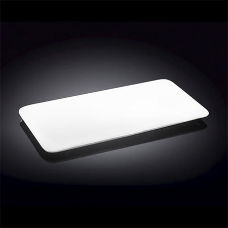 992620 12 x 6.5 in. Flat Platter White - Pack of 18