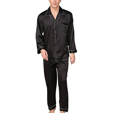 AIEOE Luxury Silk Nightwear Short Pajama Set for Men Soft Polyester Long Sleeve Loungewear Top Pants
AIEOE Luxury Silk Nightwear Short Pajama Set for Men Soft Polyester Long Sleeve Loungewear Top Pants