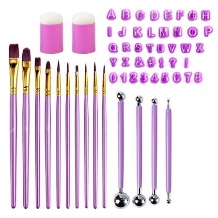 56Pcs Polymer Clay Tools Letter Indentation Stencils Finger Sponge Smudge Tool Rock Painting Kit for Sculpting Pottery
56Pcs Polymer Clay Tools Letter Indentation Stencils Finger Sponge Smudge Tool Rock Painting Kit for Sculpting Pottery