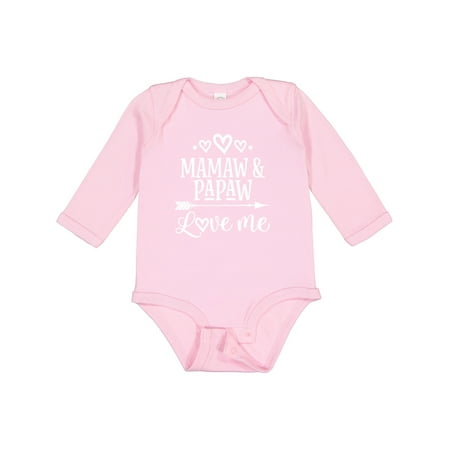 Inktastic Mamaw and Papaw Love Me Granddaughter Gift Baby Girl Long Sleeve Bodysuit
Inktastic Mamaw and Papaw Love Me Granddaughter Gift Baby Girl Long Sleeve Bodysuit