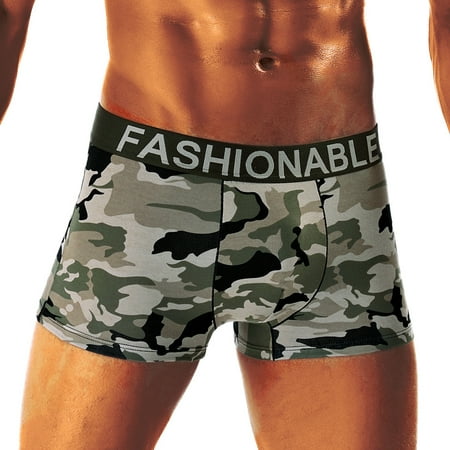 QWERTYU Mens Stretch Breathable Male Pouch Briefs Camoufalge Soft Comfort Trunks Underwear 2XL A
QWERTYU Mens Stretch Breathable Male Pouch Briefs Camoufalge Soft Comfort Trunks Underwear 2XL A