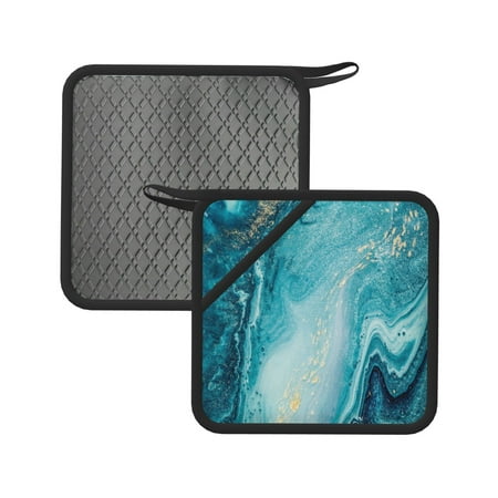 2pcs Silicone Anti-Hot Hot Pads Oven Mitts Heat Resistant Pot Holders With Pockets Non Slip Oven Glove Potholder For Kitchen Cooking Bbq Baking 7.1in Abstract Ocean Art Natural Marble
2pcs Silicone Anti-Hot Hot Pads Oven Mitts Heat Resistant Pot Holders With Pockets Non Slip Oven Glove Potholder For Kitchen Cooking Bbq Baking 7.1in Abstract Ocean Art Natural Marble