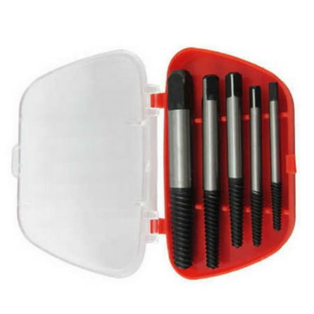 KKmoon 5Pcs/Set Screw Extractor Serrated Thread Head Broken Damaged Screw Bolt Remover Tools
KKmoon 5Pcs/Set Screw Extractor Serrated Thread Head Broken Damaged Screw Bolt Remover Tools