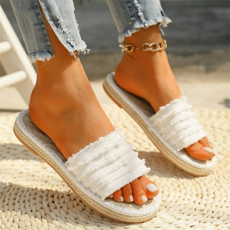 SUODUI Women s Slippers Women S Beach Sandals Hollow Casual Slippers Flat Shoes Retro Sandals White 7
SUODUI Women s Slippers Women S Beach Sandals Hollow Casual Slippers Flat Shoes Retro Sandals White 7