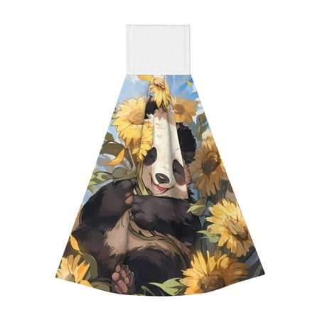 Sikiie Clear Sky Cute Sunflower Panda Hand Towel with Loop Hanging Towel Absorbent Tie Towels for Kitchen Tea Bar Bathroom Decor
Sikiie Clear Sky Cute Sunflower Panda Hand Towel with Loop Hanging Towel Absorbent Tie Towels for Kitchen Tea Bar Bathroom Decor