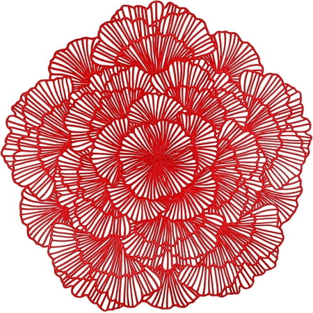 Round Silver Placemats Set of 4 Tablemats Flower Vinyl Place Mats Table Setting Kitchen Table Mats for Dining Table Holiday Wedding Decorative
Round Silver Placemats Set of 4 Tablemats Flower Vinyl Place Mats Table Setting Kitchen Table Mats for Dining Table Holiday Wedding Decorative