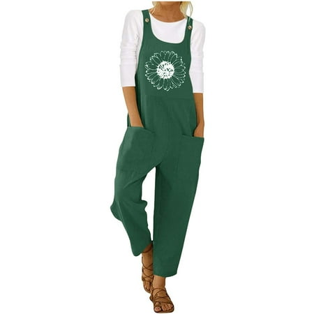Womens One Piece Jumpsuits Dressy Women Casual Boho Print Pocket Romper Long Playsuit Strap Button Jumpsuit
Womens One Piece Jumpsuits Dressy Women Casual Boho Print Pocket Romper Long Playsuit Strap Button Jumpsuit