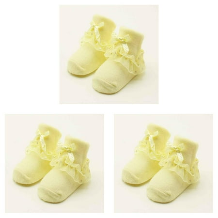 wrea3pcs 1 Pair Girl Kids Newborn Infant Baby Socks Warm Lace Bowknot Non-slip Cotton Ankle Cute Socks
wrea3pcs 1 Pair Girl Kids Newborn Infant Baby Socks Warm Lace Bowknot Non-slip Cotton Ankle Cute Socks