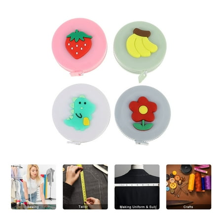 4 Pcs Cartoon Mini Tape Measure Measuring High Precision Retractable The Multifunction 
4 Pcs Cartoon Mini Tape Measure Measuring High Precision Retractable The Multifunction