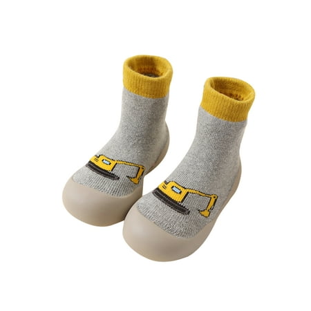 Tenmix Girls Boys Floor Slippers First Walking Socks Soft Rubber Sole Sock Shoes Prewalker Home Shoe Indoor Lightweight Casual Gray 7C
Tenmix Girls Boys Floor Slippers First Walking Socks Soft Rubber Sole Sock Shoes Prewalker Home Shoe Indoor Lightweight Casual Gray 7C