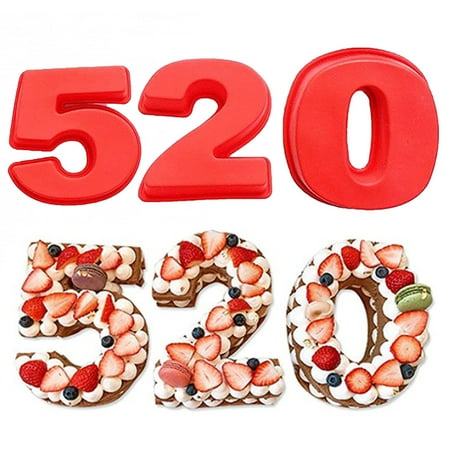 Skycarper Silicone Numbers Cake Molds ,Baking Silicone Mould,Number Cake Mold Set Cake Molds Silicone Baking Pans for Birthday and Wedding Anniversary 3D Baking Molds Numbers Number - (Numbers 520)
Skycarper Silicone Numbers Cake Molds ,Baking Silicone Mould,Number Cake Mold Set Cake Molds Silicone Baking Pans for Birthday and Wedding Anniversary 3D Baking Molds Numbers Number - (Numbers 520)