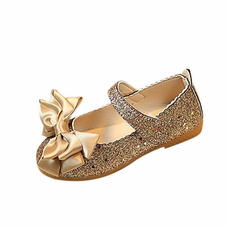 FRSASU Kids Shoes Clearance Children Girls Footwear Princess Bowknot Dance Bowknot Shoes Gold 4.5-5 Years
FRSASU Kids Shoes Clearance Children Girls Footwear Princess Bowknot Dance Bowknot Shoes Gold 4.5-5 Years