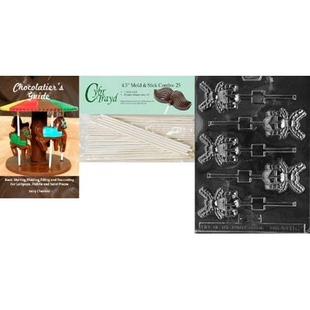 Cybrtrayd Spider Lolly Halloween Chocolate Candy Mold with 25 4.5-Inch Lollipop Sticks and Chocolatier s Guide
Cybrtrayd Spider Lolly Halloween Chocolate Candy Mold with 25 4.5-Inch Lollipop Sticks and Chocolatier s Guide